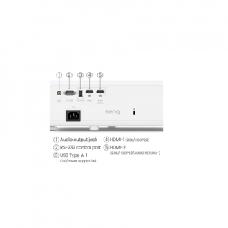 Benq TK710 | 4K UHD (3840 x 2160) | 3200 ANSI lumens | Grey/White