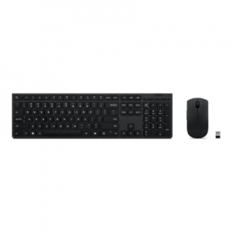 Lenovo Professional | Keyboard and Mouse Combo | Wireless | US English | Bluetooth | Grey | 2.4 GHz
