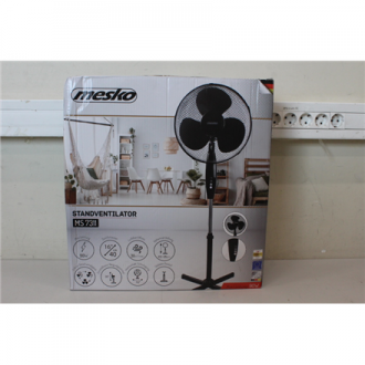 SALE OUT. | Mesko | Fan | MS 7311 | Stand Fan | DAMAGED PACKAGING, SCRATCHED, BENT SUPPORT | Black | Diameter 40 cm | Number of 