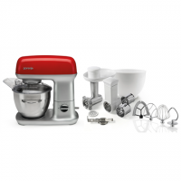 Gorenje | Kitchen machine | MMC1000RLR | 1000 W | Number of speeds 7 | Bowl capacity 4.5 L | Meat mincer | Stainless Steel/Red Gorenje | Kitchen machine | MMC1000RLR | 1000 W | Number of speeds 7 | Bowl capacity 4.5 L | Meat mincer | Stainless Steel/Red