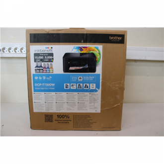 SALE OUT. Brother DCP-T730DW 3-in-1 Wireless Inkjet Printer | Brother DCP-T730DW | Inkjet | Colour | A4 | Wi-Fi | Black | DAMAGE