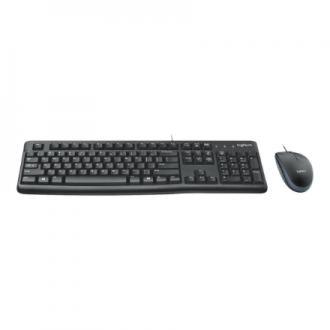 Logitech | Desktop MK120 | Wired keyboard | USB | Mouse included | US | Black Logitech | Desktop MK120 | Wired keyboard | USB | Mouse included | US | Black