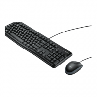 Logitech | Desktop MK120 | Wired keyboard | USB | Mouse included | US | Black Logitech | Desktop MK120 | Wired keyboard | USB | Mouse included | US | Black