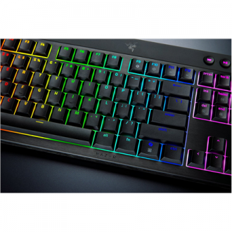 Razer BlackWidow V4 Low-profile HyperSpeed | Gaming keyboard | Wireless | US | Bluetooth, 2.4 GHz, USB Type-C | Yellow Linear Razer BlackWidow V4 Low-profile HyperSpeed | Gaming keyboard | Wireless | US | Bluetooth, 2.4 GHz, USB Type-C | Yellow Linear
