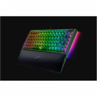 Razer BlackWidow V4 75% | Mechanical Gaming keyboard | Wired | US | Phantom Green Edition | Razer Mechanical Switches (Tactile)