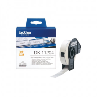 Brother | DK-11204 Multi Purpose Labels | White | DK | 17mm x 54mm
