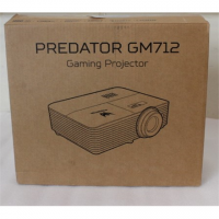 SALE OUT. Acer PREDATOR GM712 Projector, DLP, 4K UHD, 4000lm, 20000/1, HDMI, Black | Acer PREDATOR GM712 | 4K UHD (3840 x 2160) 