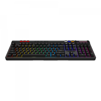 MSI STRIKE PRO WIRELESS | Gaming keyboard | Wireless | US | Black | 2.4 GHz Wireless, Bluetooth, USB 2.0 | Kailh Midnight Pro Si