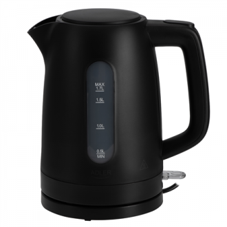 Adler Kettle | AD 1379b | Electric | 2200 W | 1.7 L | Polypropylene | 360 rotational base | Black