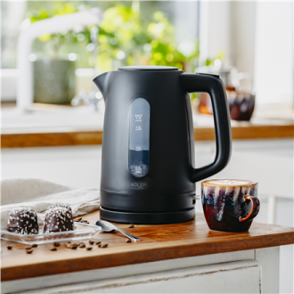 Adler Kettle | AD 1379b | Electric | 2200 W | 1.7 L | Polypropylene | 360 rotational base | Black