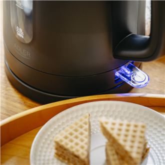 Adler Kettle | AD 1379b | Electric | 2200 W | 1.7 L | Polypropylene | 360 rotational base | Black