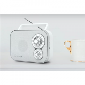 Muse | Portable Radio | M-051RW | AUX in | White Muse | Portable Radio | M-051RW | AUX in | White