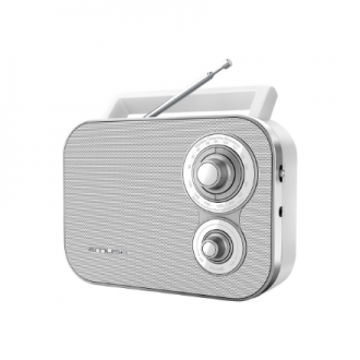 Muse | Portable Radio | M-051RW | AUX in | White Muse | Portable Radio | M-051RW | AUX in | White