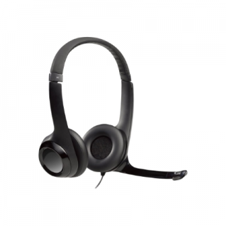 Logitech | Computer headset | H390 | Built-in microphone | USB Type-A | Black Logitech | Computer headset | H390 | Built-in microphone | USB Type-A | Black