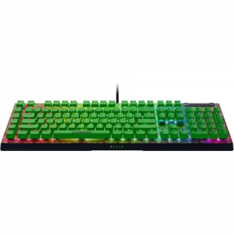 Razer BlackWidow V4 X | Gaming keyboard | Wired | US | Minecraft Edition | Razer Green Mechanical Switches (Clicky)