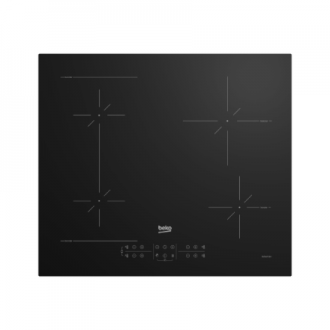 Beko HII64200SFMT Hob, Induction, Width 59cm, 4 cooking zones, Touch control, Black | BEKO Beko HII64200SFMT Hob, Induction, Width 59cm, 4 cooking zones, Touch control, Black | BEKO