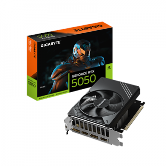 Gigabyte GeForce RTX 5050 D6 8G | NVIDIA | 8 GB | GeForce RTX 5050 | GDDR6 | HDMI ports quantity 2 | PCI-E 5.0 Gigabyte GeForce RTX 5050 D6 8G | NVIDIA | 8 GB | GeForce RTX 5050 | GDDR6 | HDMI ports quantity 2 | PCI-E 5.0