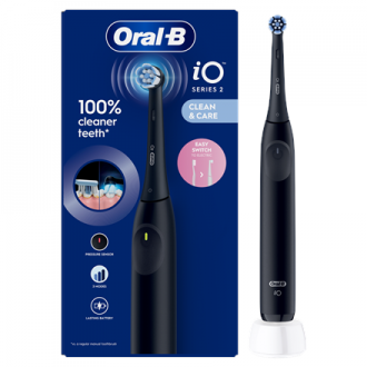 Oral-B Electric Toothbrush | iO2 | Rechargeable | For adults | Number of brush heads included 1 | Number of teeth brushing modes