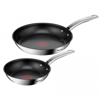 TEFAL | Pan Set | Intuition B817S255 | Frying | Diameter 20/26 cm | Suitable for induction hob | Fixed handle | Black/Silver TEFAL | Pan Set | Intuition B817S255 | Frying | Diameter 20/26 cm | Suitable for induction hob | Fixed handle | Black/Silver