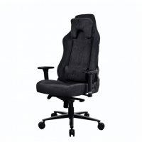 Arozzi Soft Fabric/Metal/Aluminium | Gaming Chair | Vernazza Soft Fabric | Pure Black Arozzi Soft Fabric/Metal/Aluminium | Gaming Chair | Vernazza Soft Fabric | Pure Black