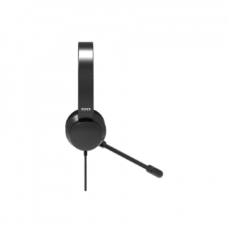 PORT CONNECT | USB Comfortable Stereo Office Microphone Headset | Built-in microphone | Wired | Black