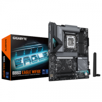 Gigabyte B860 EAGLE WIFI6E | Processor family Intel | Processor socket LGA1851 | DDR5 | Supported hard disk drive interfaces SAT Gigabyte B860 EAGLE WIFI6E | Processor family Intel | Processor socket LGA1851 | DDR5 | Supported hard disk drive interfaces SAT