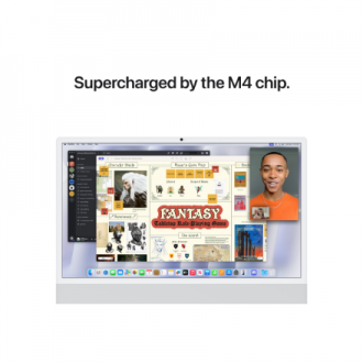 Apple iMac 24 4.5K Retina, Apple M4 8C CPU, 8C GPU/16GB/256GB SSD/Silver/INT | Apple Apple iMac 24 4.5K Retina, Apple M4 8C CPU, 8C GPU/16GB/256GB SSD/Silver/INT | Apple