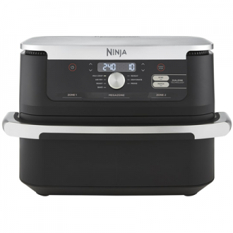 NINJA | Double Air Fryer | AF500EU Foodi FlexDrawer | Power 2470 W | Capacity 10.4 L | Black