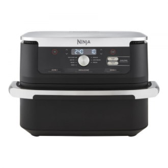 NINJA | Double Air Fryer | AF500EU Foodi FlexDrawer | Power 2470 W | Capacity 10.4 L | Black
