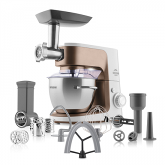 ETA Kitchen machine | Gratussino III Elements 302390210 | 1200 W | Number of speeds 8 | Bowl capacity 4.5 L | White/Rose Gold ETA Kitchen machine | Gratussino III Elements 302390210 | 1200 W | Number of speeds 8 | Bowl capacity 4.5 L | White/Rose Gold