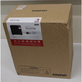 SALE OUT. QNAP TS-473A-8G, 4-bay NAS, AMD Ryzen V1000 series V1500B 4C/8T 2.2GHz, 8GB DDR4 RAM | QNAP 4-Bay QTS and QuTS hero NA