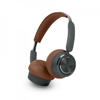 Muse M-271 DB Bluetooth Stereo Headphones, Brown/Black | Muse