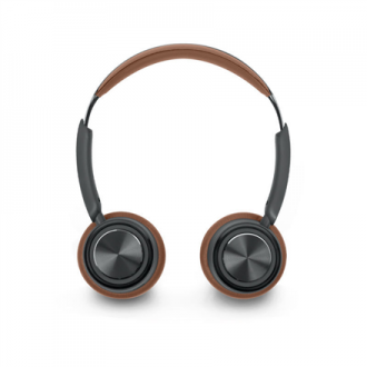 Muse M-271 DB Bluetooth Stereo Headphones, Brown/Black | Muse