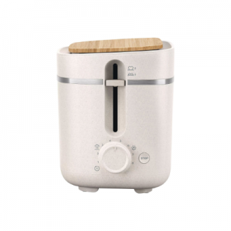 Philips | Toaster | HD2640/10 Eco Conscious Edition | Power 830 W | Number of slots 2 | Housing material 100% Bio-based plastic 