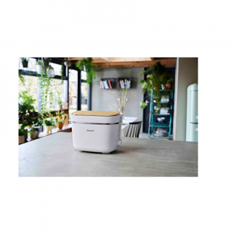 Philips | Toaster | HD2640/10 Eco Conscious Edition | Power 830 W | Number of slots 2 | Housing material 100% Bio-based plastic 