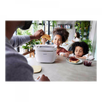 Philips | Toaster | HD2640/10 Eco Conscious Edition | Power 830 W | Number of slots 2 | Housing material 100% Bio-based plastic 