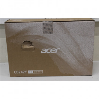 SALE OUT. Acer Vero CB242YGbipr 60cm 23.8'' FHD ZeroFrame 120Hz IPS 16:9 1ms(VRB) 250nits VGA HDMI DP AdaptiveSync EU Black DP, 