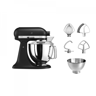 KitchenAid | Mixer | Artisan Elegance 5KSM175PSEBK | 300 W | Number of speeds 10 | Bowl capacity 4.8 L | Iron Black