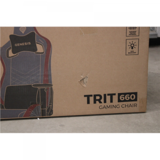 SALE OUT. Genesis Gaming Chair Trit 660 RBG, Grey | Genesis Gaming Chair | Trit 660 RBG | Grey | DAMAGED PACKAGING, USED, SCRATC