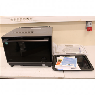 SALE OUT. Midea MSO25H Microwave oven with Grill, Airfry and Steam function, 25 L, Black | Midea Microwave oven | MSO25H | Free 