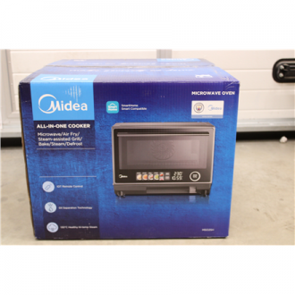 SALE OUT. Midea MSO25H Microwave oven with Grill, Airfry and Steam function, 25 L, Black | Midea Microwave oven | MSO25H | Free 