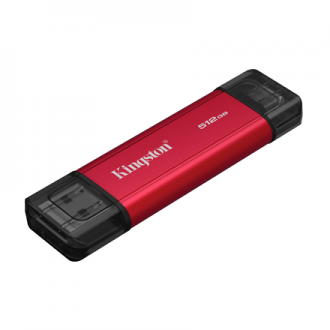 Kingston Dual Portable Solid-State Drive, USB Type-A and Type-C | 512 GB | Solid-state drive interface USB 3.2 Gen 2 | Read spee Kingston Dual Portable Solid-State Drive, USB Type-A and Type-C | 512 GB | Solid-state drive interface USB 3.2 Gen 2 | Read spee