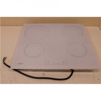 SALE OUT. Candy CH64CCW Hob, Vitroceramic, Width 59 cm, 4 cooking zones, Touch control, White | Candy Hob | CH64CCW | Vitroceram