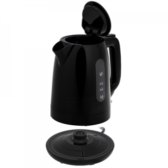 Adler Kettle | AD 1380b | Electric | 2200 W | 1 L | Polypropylene | 360 rotational base | Black