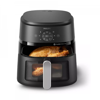 Philips NA231/00 Airfryer, 1700 W, Pan volume 6.2 L, Black, Silver | Philips Airfryer | NA231/00 | Power 1700 W | Capacity 6.2 L Philips NA231/00 Airfryer, 1700 W, Pan volume 6.2 L, Black, Silver | Philips Airfryer | NA231/00 | Power 1700 W | Capacity 6.2 L
