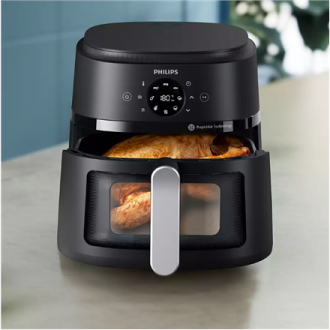 Philips NA231/00 Airfryer, 1700 W, Pan volume 6.2 L, Black, Silver | Philips Airfryer | NA231/00 | Power 1700 W | Capacity 6.2 L Philips NA231/00 Airfryer, 1700 W, Pan volume 6.2 L, Black, Silver | Philips Airfryer | NA231/00 | Power 1700 W | Capacity 6.2 L