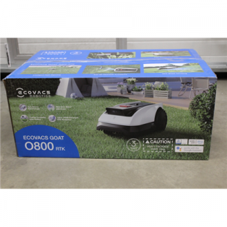 SALE OUT. Ecovacs GOAT O800 RTK Lawn Mower, Robot, Up to 800 m , LiDAR-enhanced RTK navigation, SmartEdge, White | Ecovacs | Law SALE OUT. Ecovacs GOAT O800 RTK Lawn Mower, Robot, Up to 800 m , LiDAR-enhanced RTK navigation, SmartEdge, White | Ecovacs | Law