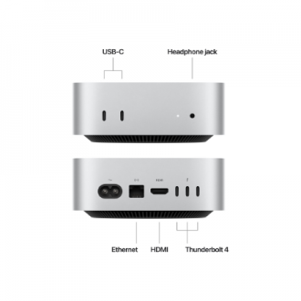 Apple Mac | Mini | Desktop | Apple M4 | Internal memory 16 GB | Solid-state drive capacity 512 GB | No Optical Drive | Keyboard 
