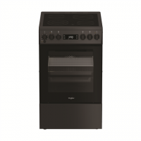 Whirlpool Cooker | W5V8LCSA | Hob type Vitroceramic | Oven type Electric | Anthracite | Width 50 cm | Depth 60 cm | 60 L Whirlpool Cooker | W5V8LCSA | Hob type Vitroceramic | Oven type Electric | Anthracite | Width 50 cm | Depth 60 cm | 60 L