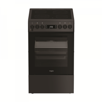 Whirlpool Cooker | W5V8LCSA | Hob type Vitroceramic | Oven type Electric | Anthracite | Width 50 cm | Depth 60 cm | 60 L Whirlpool Cooker | W5V8LCSA | Hob type Vitroceramic | Oven type Electric | Anthracite | Width 50 cm | Depth 60 cm | 60 L